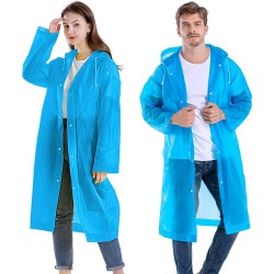 Unisex Raincoat With Hood | Waterproof Rain Poncho | EVA Material | Reusable | Lightweight | Universal Size | Raincoat for Men and Women