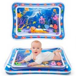 Baby Water Play Mat Toy Inflatable Tummy Time Leak-Proof||Fun Activity Play Center Indoor & Outdoor for Babies, Infants & Toddlers 3 to 12 Months