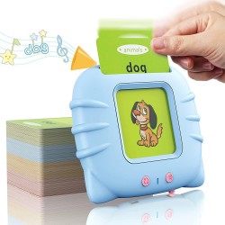 Talking Flash Cards Learning Toys Educational Device for 2, 3, 4, 5, 6 Year Old Kids Toddler 112 Flash Cards, Educational Toys Reading Machine with 224 Words, Preschool Montessori Toys