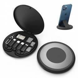 USB Adapter Cable Kit, Type-C to Type-C, Type-C to Micro-USB, Type-C to Lightning, Portable and Compact Adapter