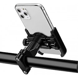 C1 Mobile Holder for Bikes | 360° Rotation Motorcycle Handlebar Bicycle Phone Mount Mobile Stand for Bike Ideal for Maps and GPS Navigation