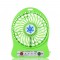 Portable Rechargeable Fan Mini Desk Usb Charging Led Light Air Cooler 3 Mode Speed Regulation Led Lighting Function Cooling - Multicolored