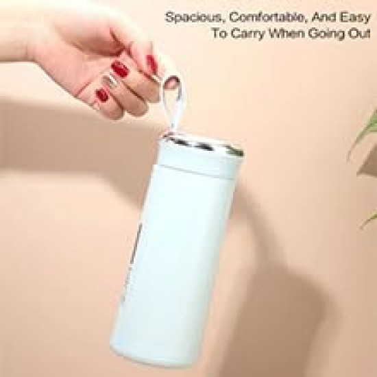 Nice Glass Water Bottle-400ML Hot and Cold Beverage for School, College, Home, Gym Multicolour Nice Glass Water Bottle-400ML Hot and Cold Beverage for School, College, Home, Gym Multicolour
