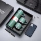Vacuum Flask and Flask Set, 3 Steel Cups with Flask Combo, Size-500ML, Odorless & Keeps Liquid Cold/Hot, Ideal Gift for Diwali and Birthday Gift Return Gift