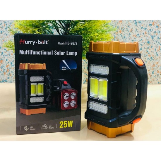Multifunctional Solar Lamp 25W + Solar Charging, 8 LED White, 8 LED Yellow Light Multifunctional Solar Lamp 25W + Solar Charging, 8 LED White, 8 LED Yellow Light