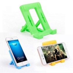 Jeo Multi-Angle Plastic Mobile Phone Stand/Smartphone Holder Stand for Home - Multicolor