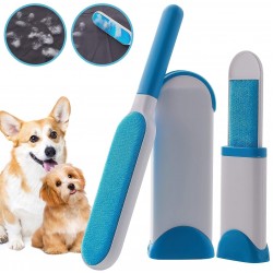 Pet Hair Remover Brush - Sided Lint Brush with Self - Cleaning Base Lint Brush - Fur & Lint Removal for Clothes Furniture Car Seat Couch Remover Magic Clean Clothing, Furniture (Multicolor)
