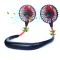 Neck Fan Portable Neckband Fan USB Rechargeable Hand Free Personal Mini Sport Fan with 3 Level Air Flow Aroma fan for Sports Travel Outdoor Office Reading