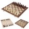 Small Foldable Wooden Chess Board Set