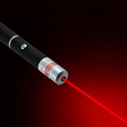 Red Laser Pointer with Adjustable Antena Cap, Presentation Pen Light, Laser Pointer Star (Disco Red)